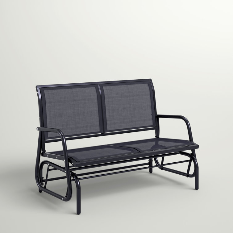 Andover Mills™ Outdoor Veronica Gliding Metal Bench & Reviews Wayfair